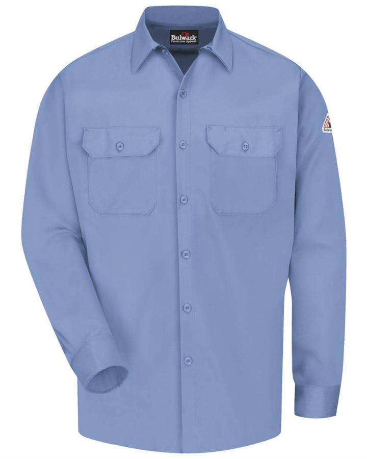 Button-Front Work Shirt - CAT 2 - SLW2-Bulwark