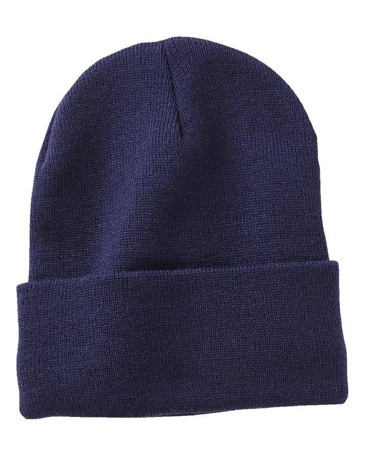 12" Fleece Lined Cuffed Beanie - SP12FL-Sportsman