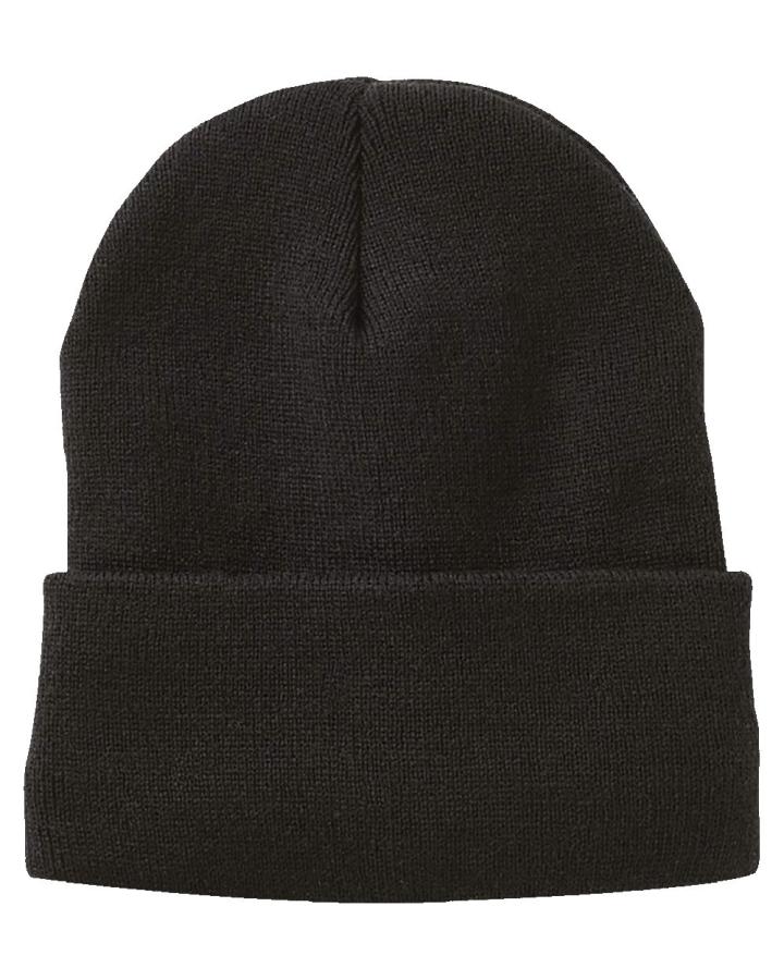 12" Jersey Lined Cuffed Beanie - SP12JL-Sportsman