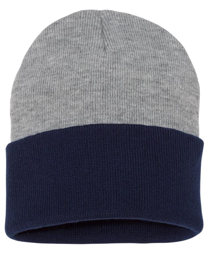 12" Color Blocked Cuffed Beanie - SP12T-Sportsman