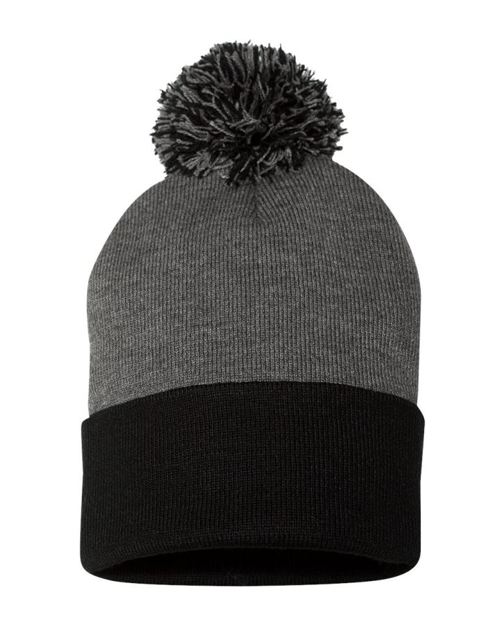 12" Pom-Pom Cuffed Beanie - SP15-Sportsman