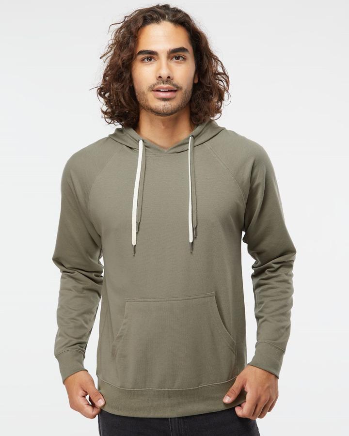 Icon Lightweight Loopback Terry Hooded Sweatshirt - SS1000-Independent_Trading_Co