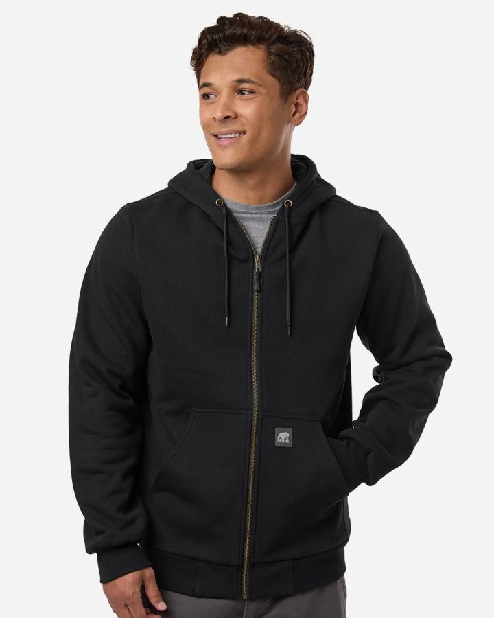 Men‘s Heritage Grid Fleece-Lined Full-Zip Hooded Sweatshirt - SZ107-Berne