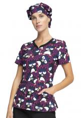 Unisex Print Bouffant Scrubs Hat - TF514-Tooniforms