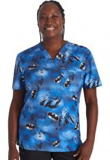 Unisex Print V-Neck - TF688-Tooniforms