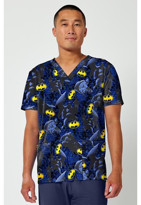 Men‘s Print V-Neck Top - TF788-Tooniforms