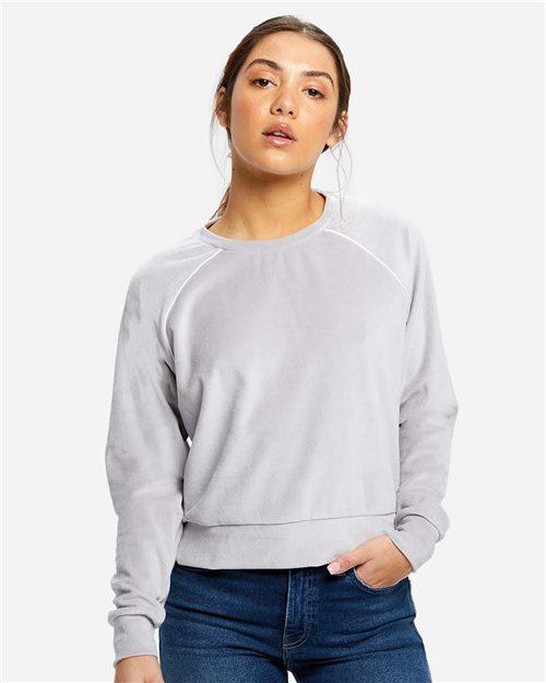 Ladies‘ Velour Cropped Fleece - US538-USBlanks