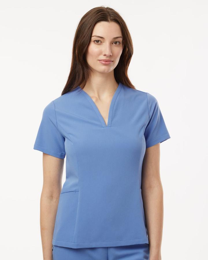 Women‘s Calix Fit & Flare Scrub V-Neck Top - W10003-Jaanuu