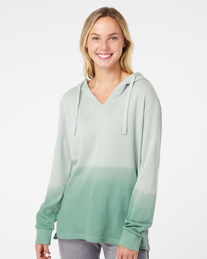 Women‘s French Terry OmbrÃ© Hooded Sweatshirt - W20185-MV_Sport