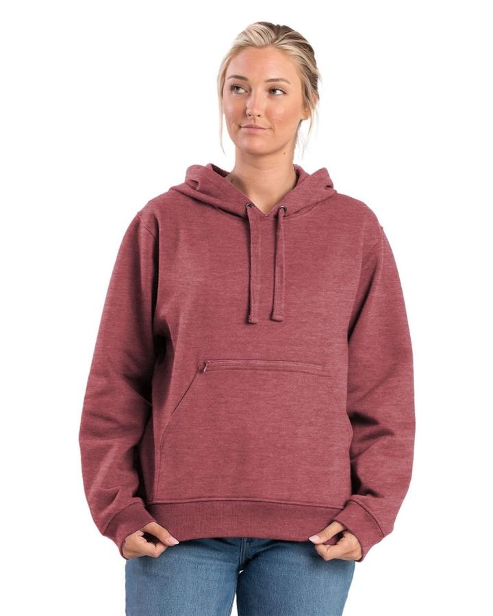 Ladies‘ Heritage Zippered Pocket Hooded Pullover Sweatshirt - WSP418-Berne