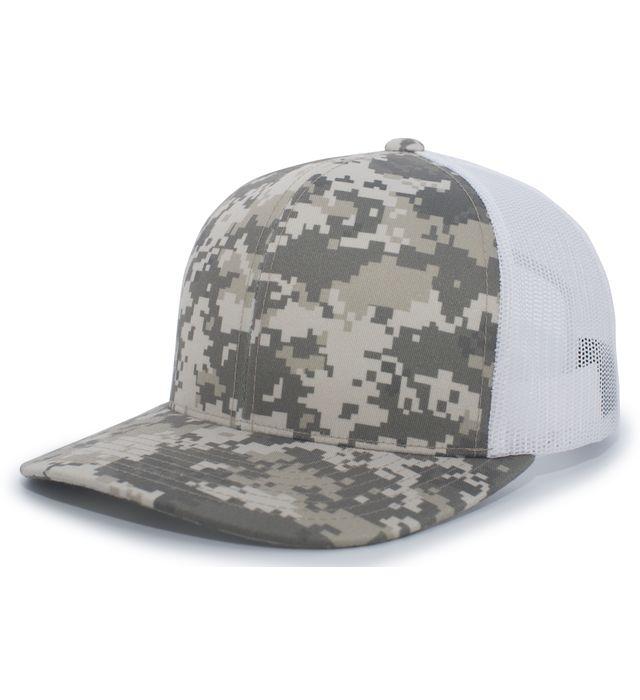 Camo Snapback Trucker Cap - 108C