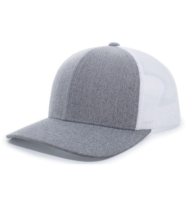 Heather Trucker Snapback Cap - 110C