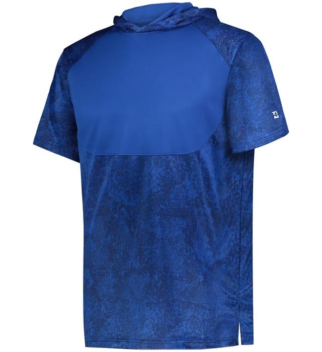 Youth Stadium Print Short Sleeve Hooded Tee - 12012