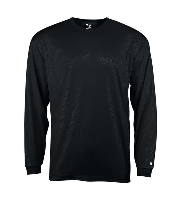 Youth Line Embossed Long Sleeve Tee - 214500