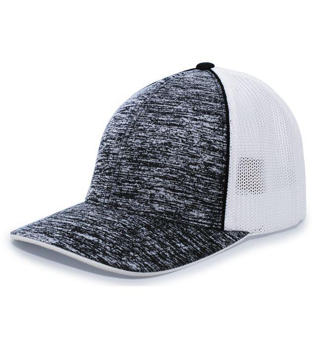 Aggressive Heather Trucker Pacflex Cap - 406F