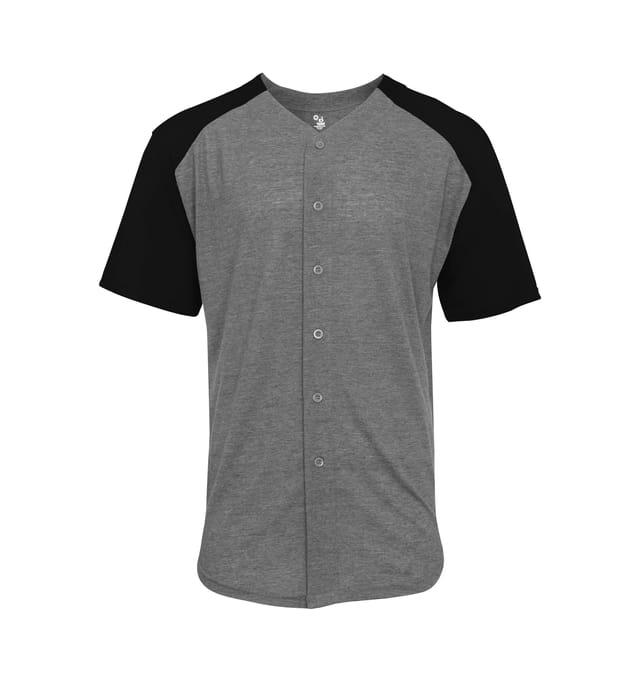 Tri-Blend Full Button Tee - 495000