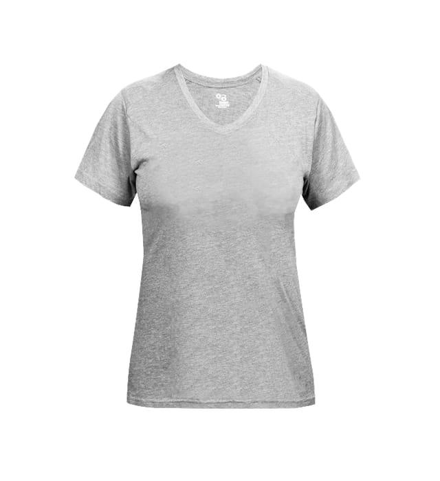 Ladies Tri-Blend V-Neck Tee - 496200