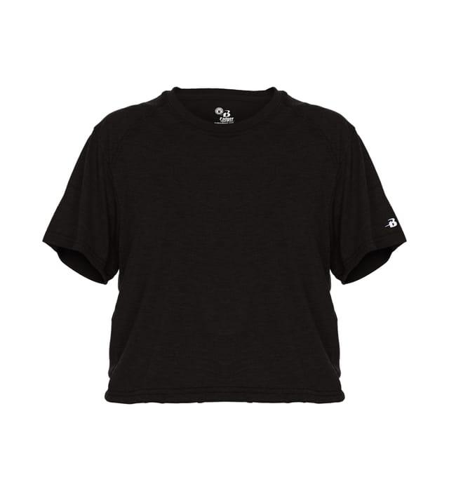 Ladies Tri-Blend Crop Tee - 496300