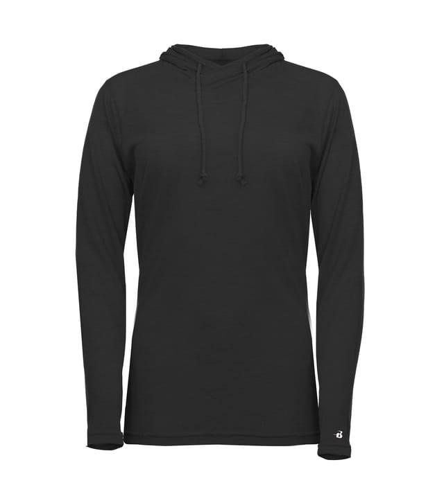 Ladies Tri-Blend Surplice Hoodie Tee - 496500