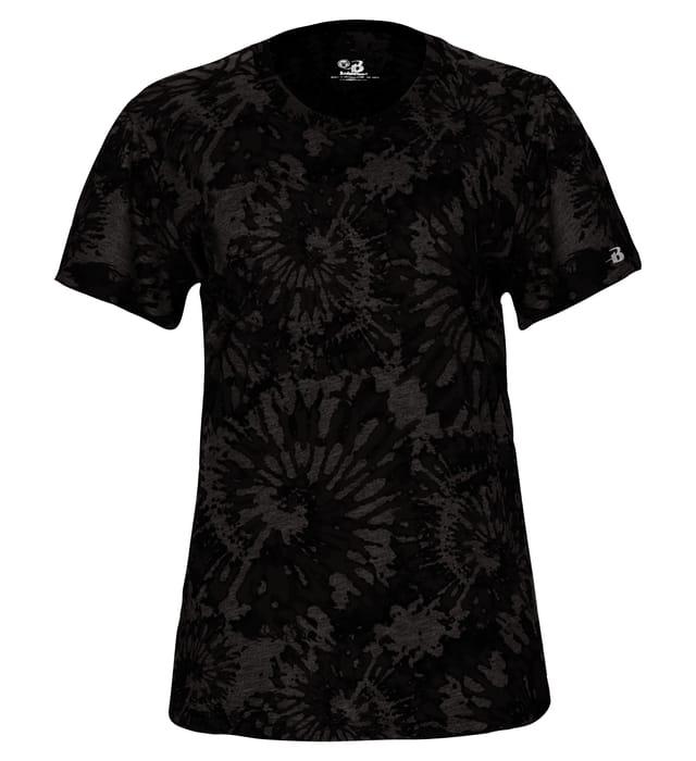 Ladies Tie-Dye Tri-Blend Tee - 497400