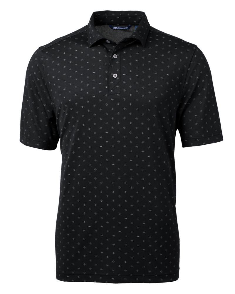Cutter & Buck Virtue Eco Pique Tile Print Recycled Mens Big & Tall Polo - BCK01170