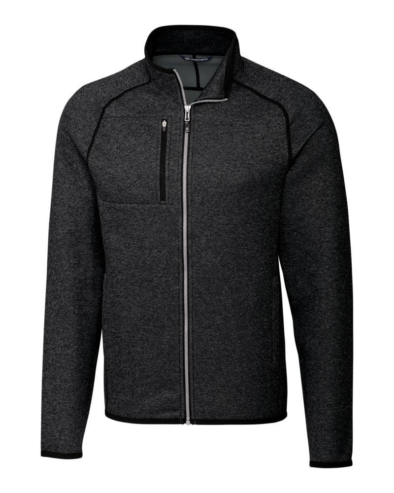 Cutter & Buck Mainsail Sweater-Knit Mens Big and Tall Full Zip Jacket - BCO00050