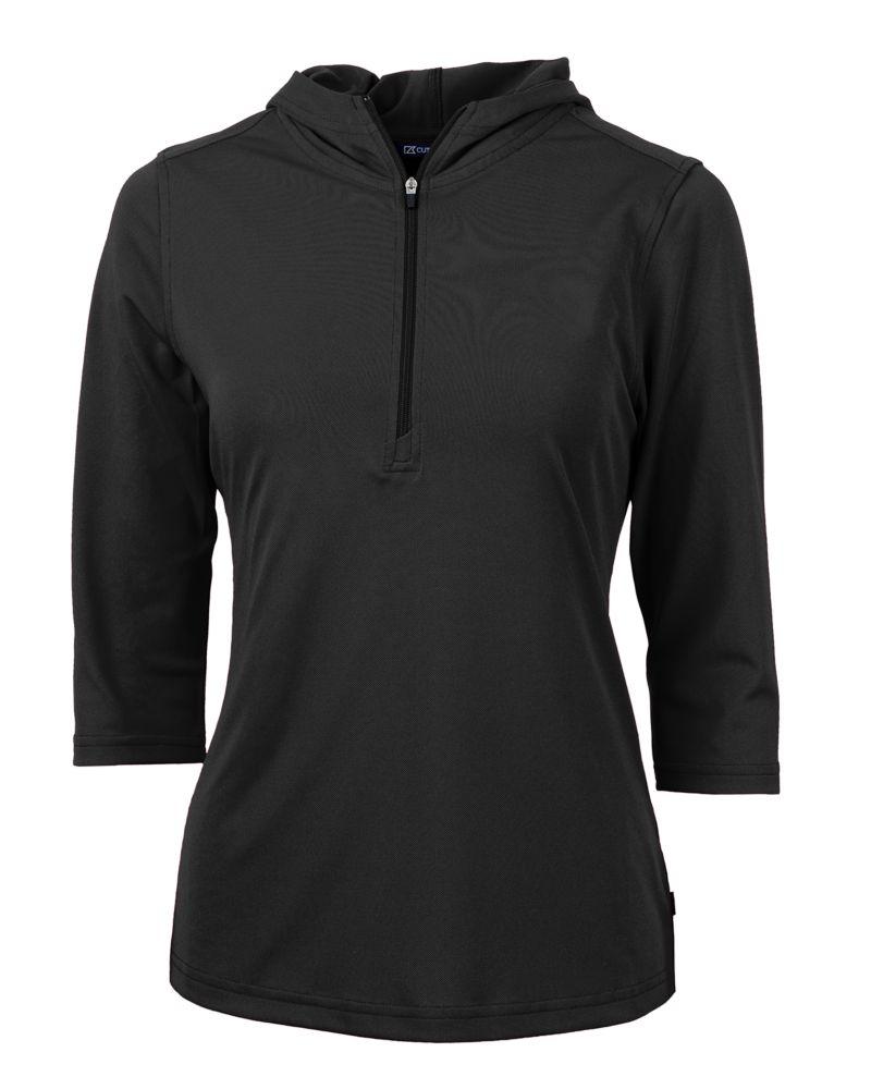 Cutter & Buck Virtue Eco Pique Recycled Half Zip Pullover Womens Hoodie - LCK00120