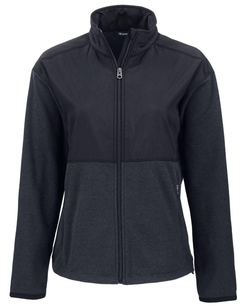 Cutter & Buck Hunts Point Recycled Fleece Womens Hybrid Full Zip Jacket - LCK00230