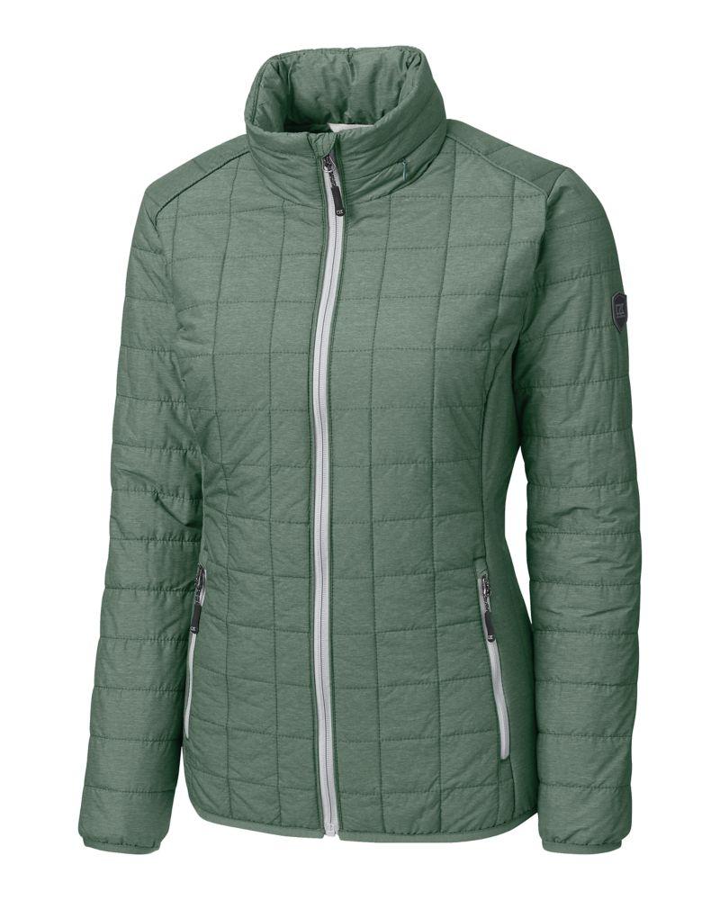Cutter & Buck Rainier PrimaLoft Womens Eco Insulated Full Zip Puffer Jacket - LCO00007