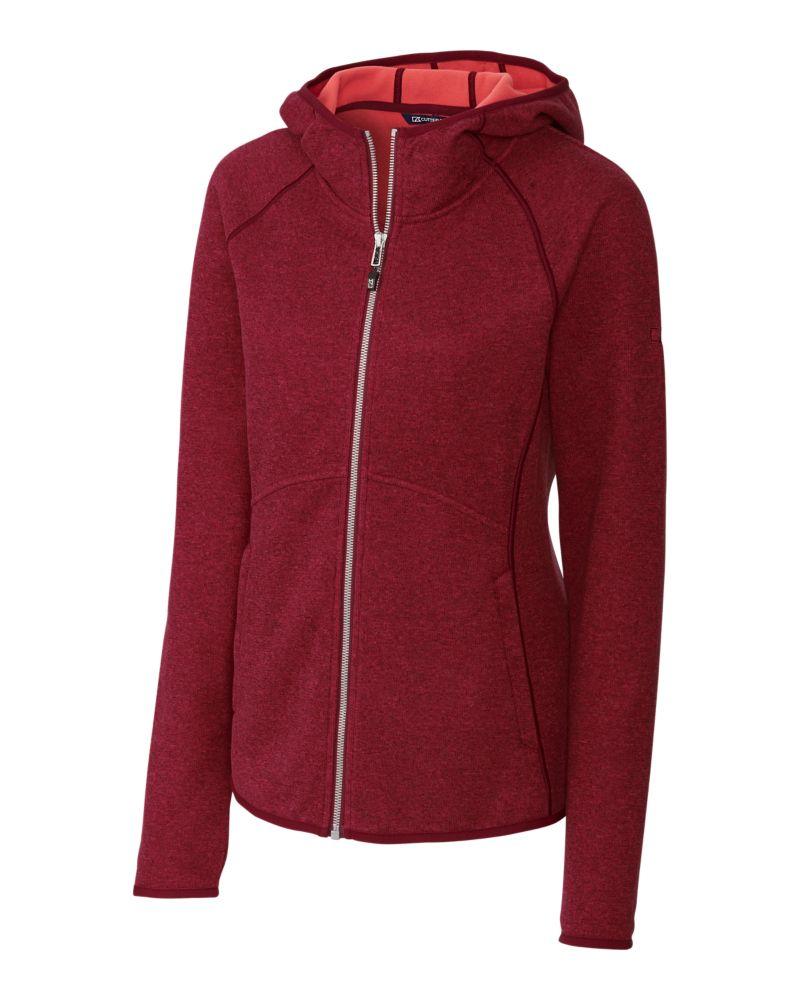 Cutter & Buck Mainsail Full Zip Hooded Womens Jacket - LCO00035