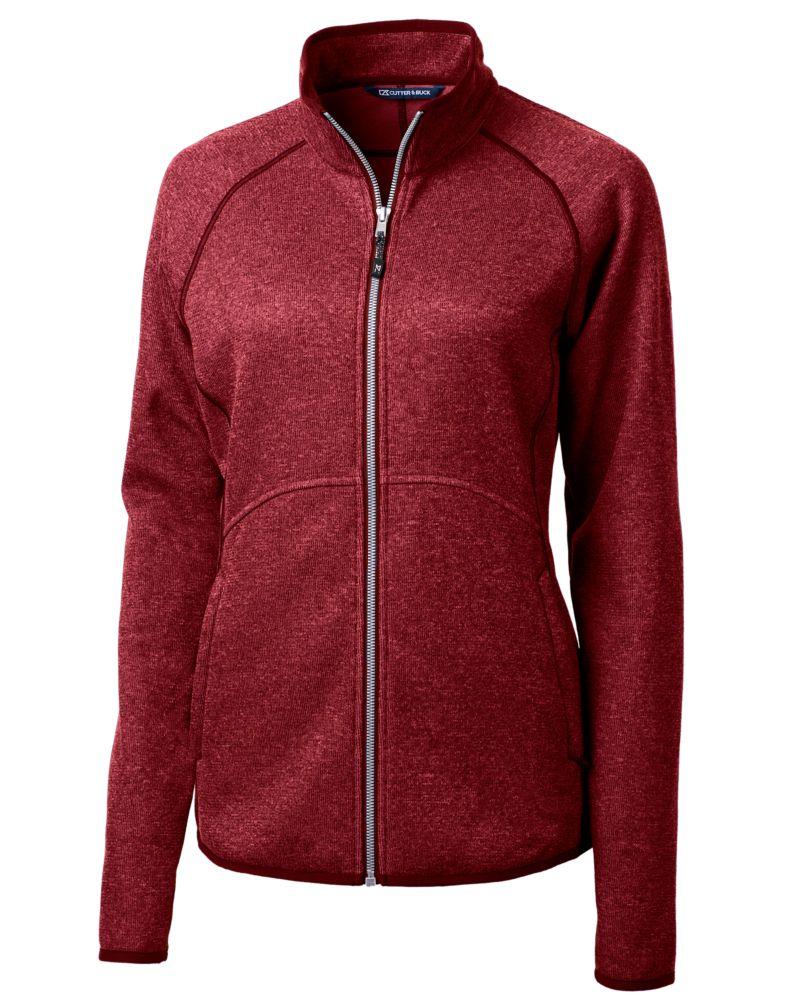 Cutter & Buck Mainsail Sweater-Knit Womens Full Zip Jacket - LCO00059