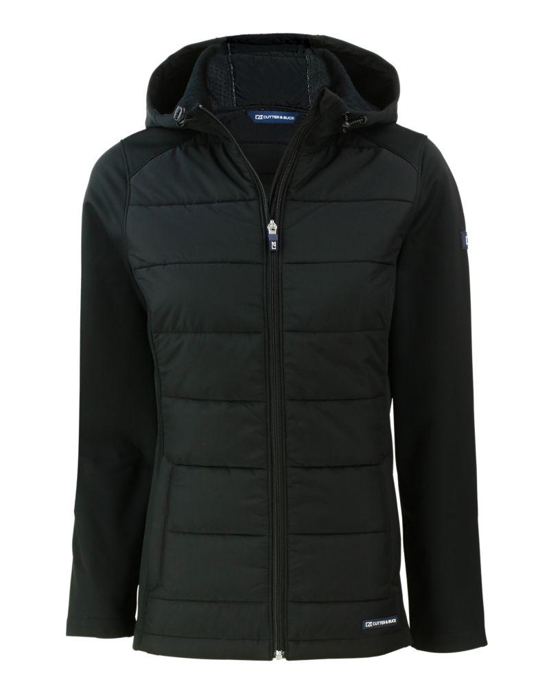 Cutter & Buck Evoke Hybrid Softshell Recycled Full Zip Womens Hooded Jacket - LCO00064