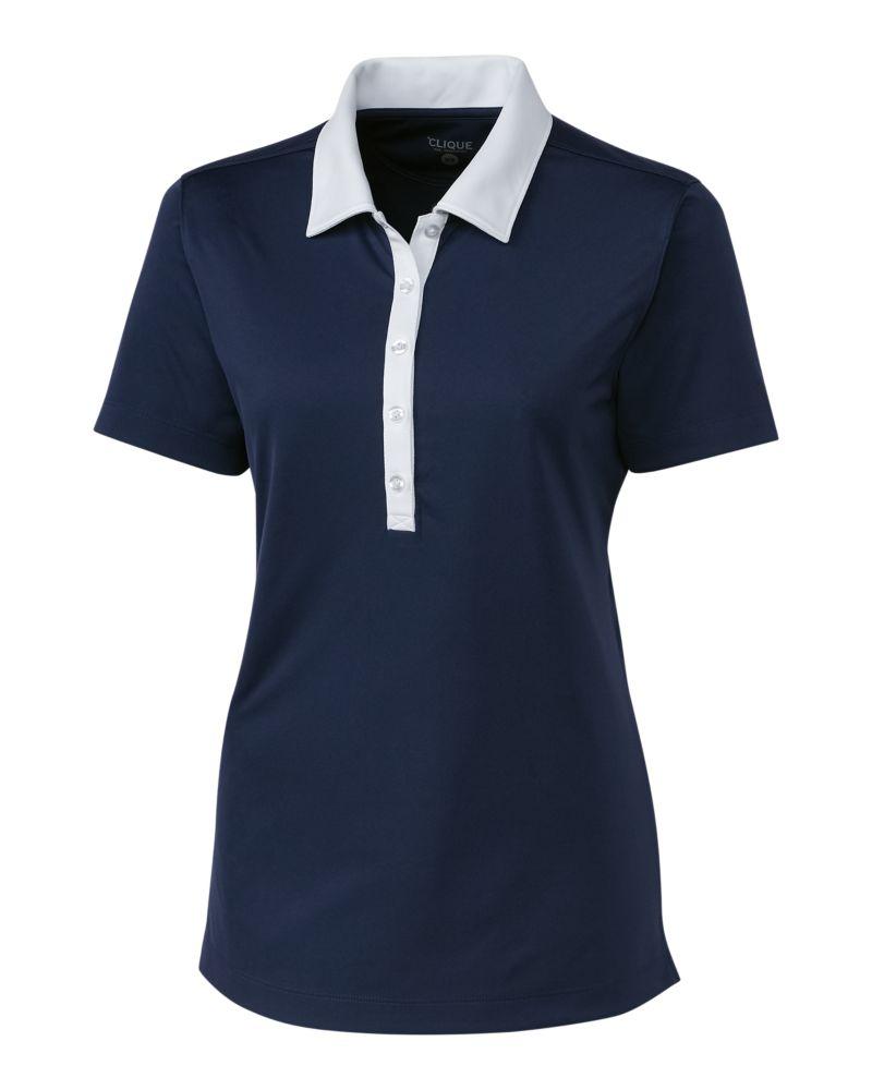 Parma Colorblock Tech Jersey Womens Polo - LQK00041