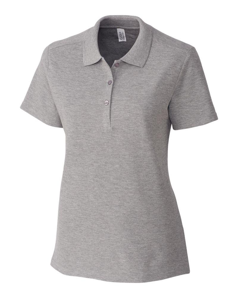 Addison All Cotton Pique Short Sleeve Womens Polo - LQK00069