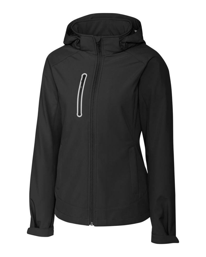 Milford Waterproof Softshell Full Zip Hooded Womens Jacket - LQO00054