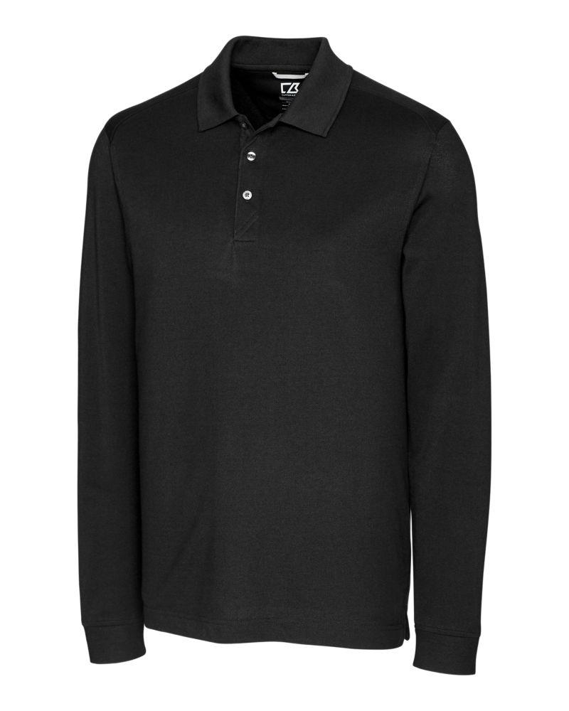 Cutter & Buck Advantage Eco Tri-Blend Pique Mens Long Sleeve Polo - MCK09322