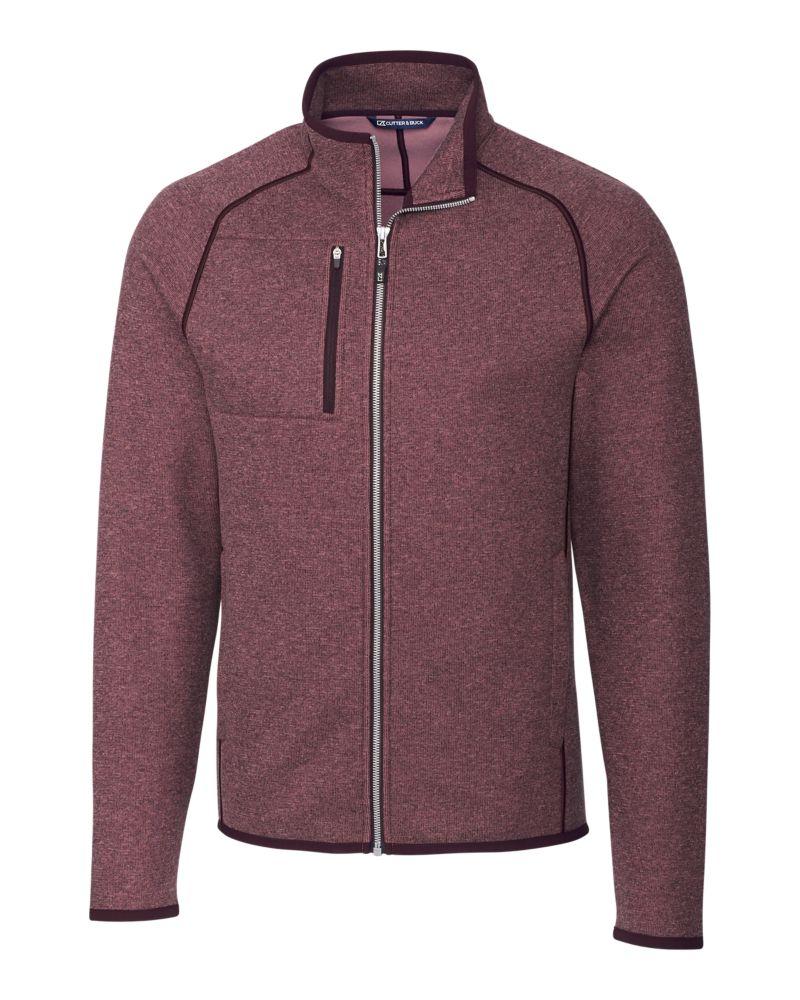 Cutter & Buck Mainsail Sweater-Knit Mens Full Zip Jacket - MCO00050