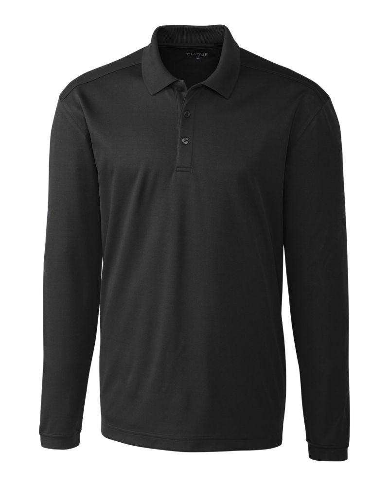 Spin Eco Performance Pique Long Sleeve Mens Polo - MQK00077