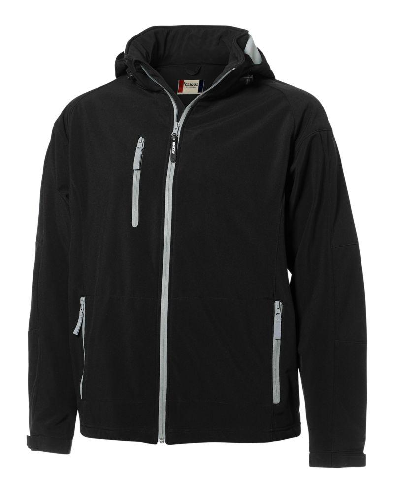 Serac Stretch Softshell Hooded Full Zip Mens Jacket - MQO00022