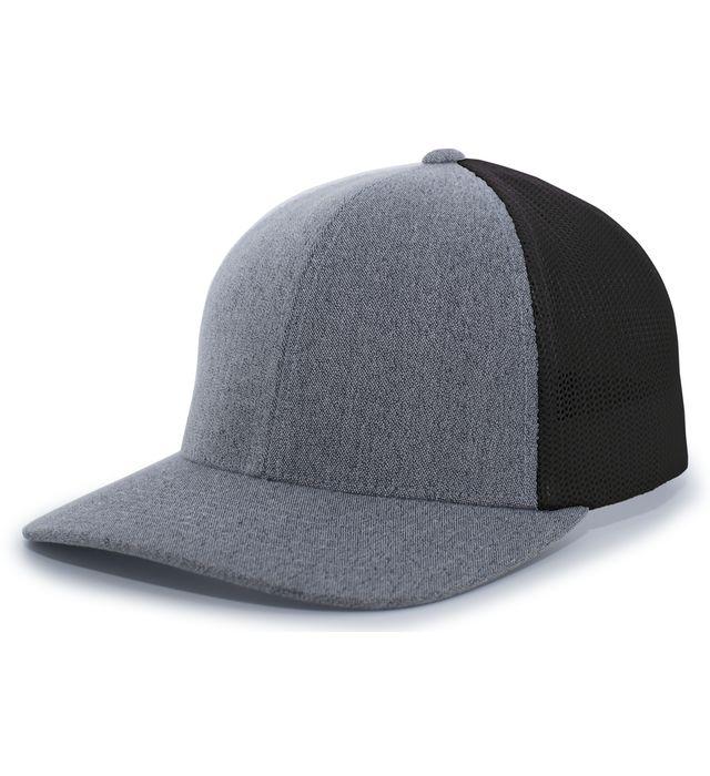Heather Trucker Pacflex Cap - P405