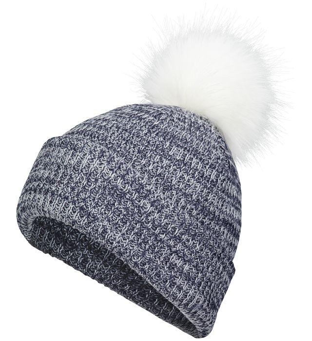 Faux Fur Pom Beanie - P604K
