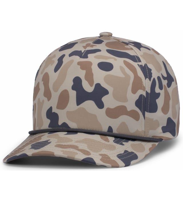 Duck Camo 5-Panel Trucker Cap - P685