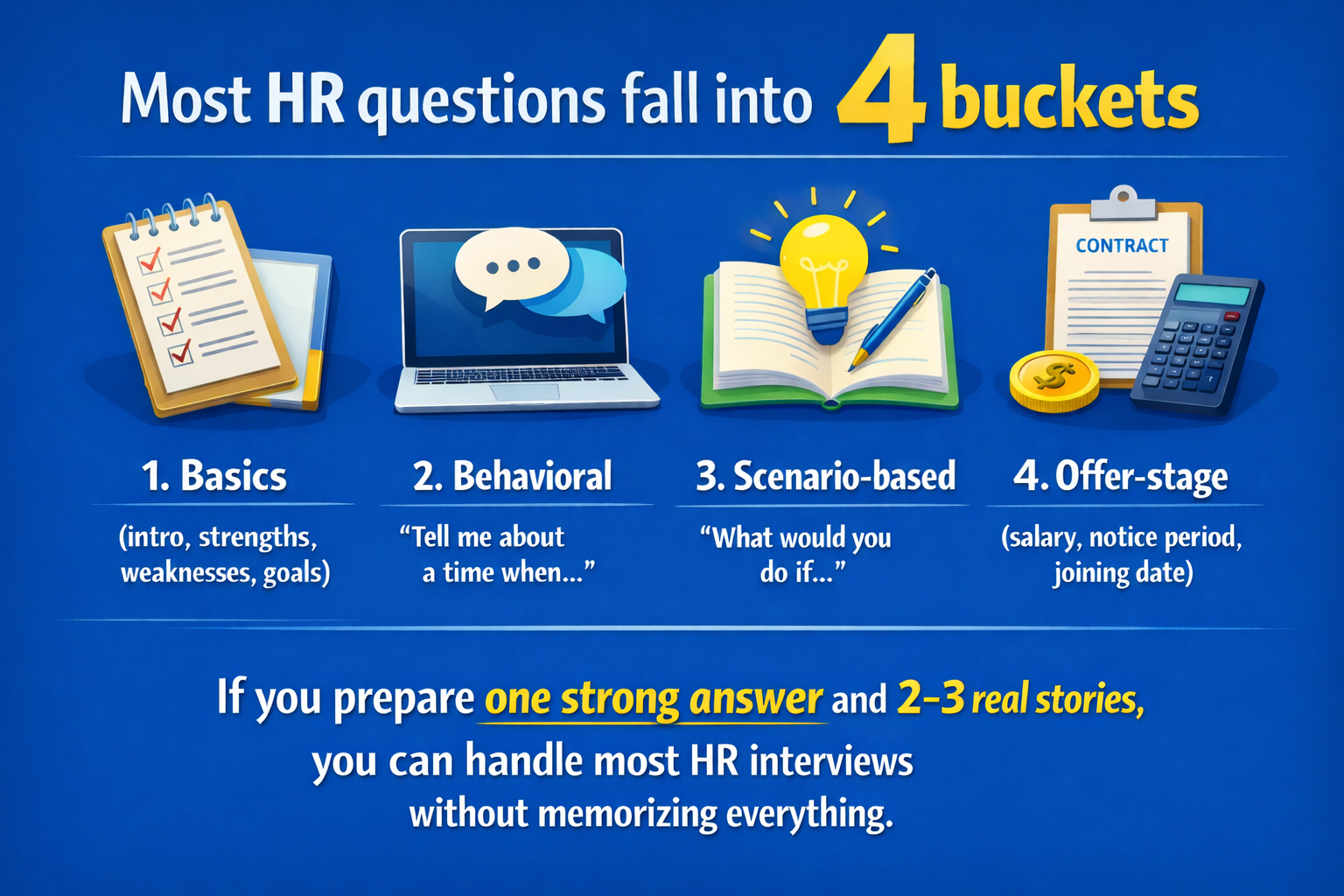 HR Interview Questions Buckets