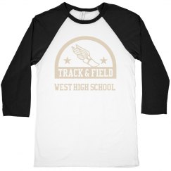 Track Emblem Raglan