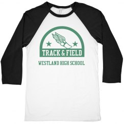 Track Emblem Raglan