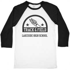 Track Emblem Raglan