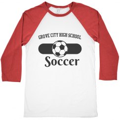 Soccer Banner Raglan
