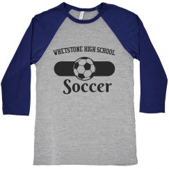 Soccer Banner Raglan