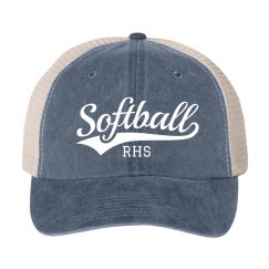 Softball Initials Hat
